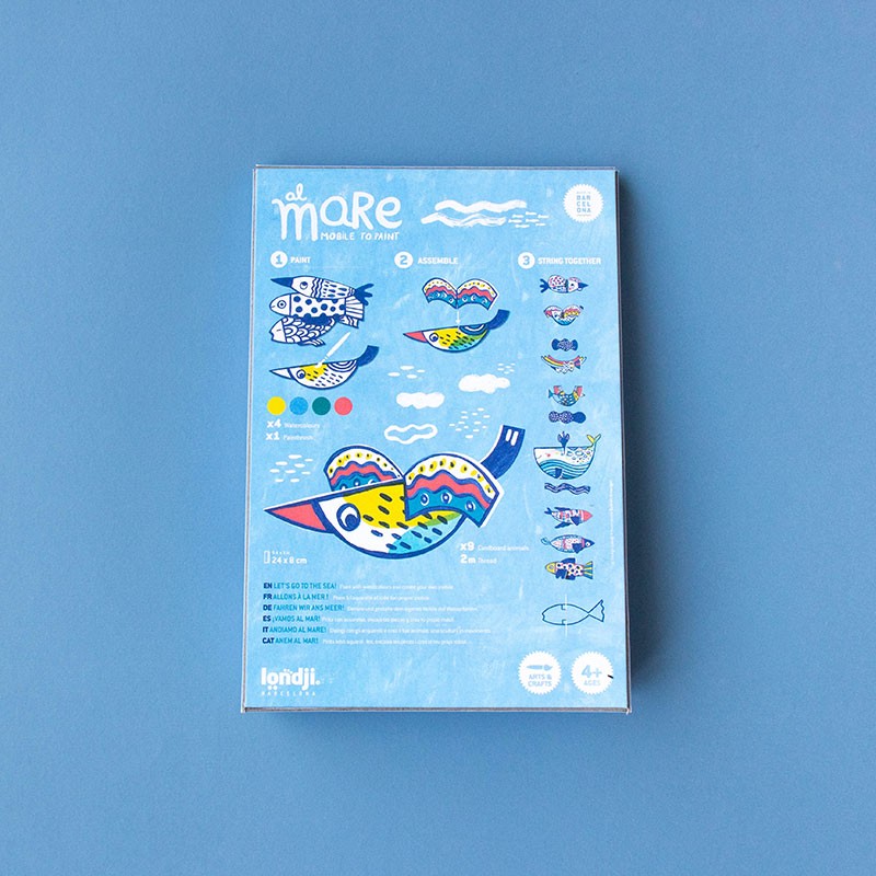 Activitat de pintar mòbil i aquarel·les